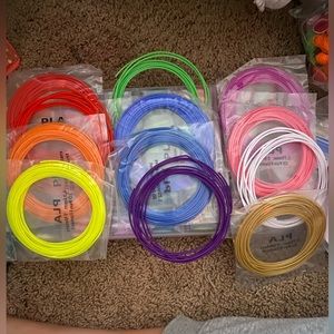 12 pack of 3-D pen ink with bag